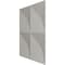 Ekena Millwork 11 7/8in. W x 11 7/8in. H Tirana EnduraWall Decorative 3D Wall Panel Covers 0.98 Sq. Ft. WP12X12TICAB - alternate 3